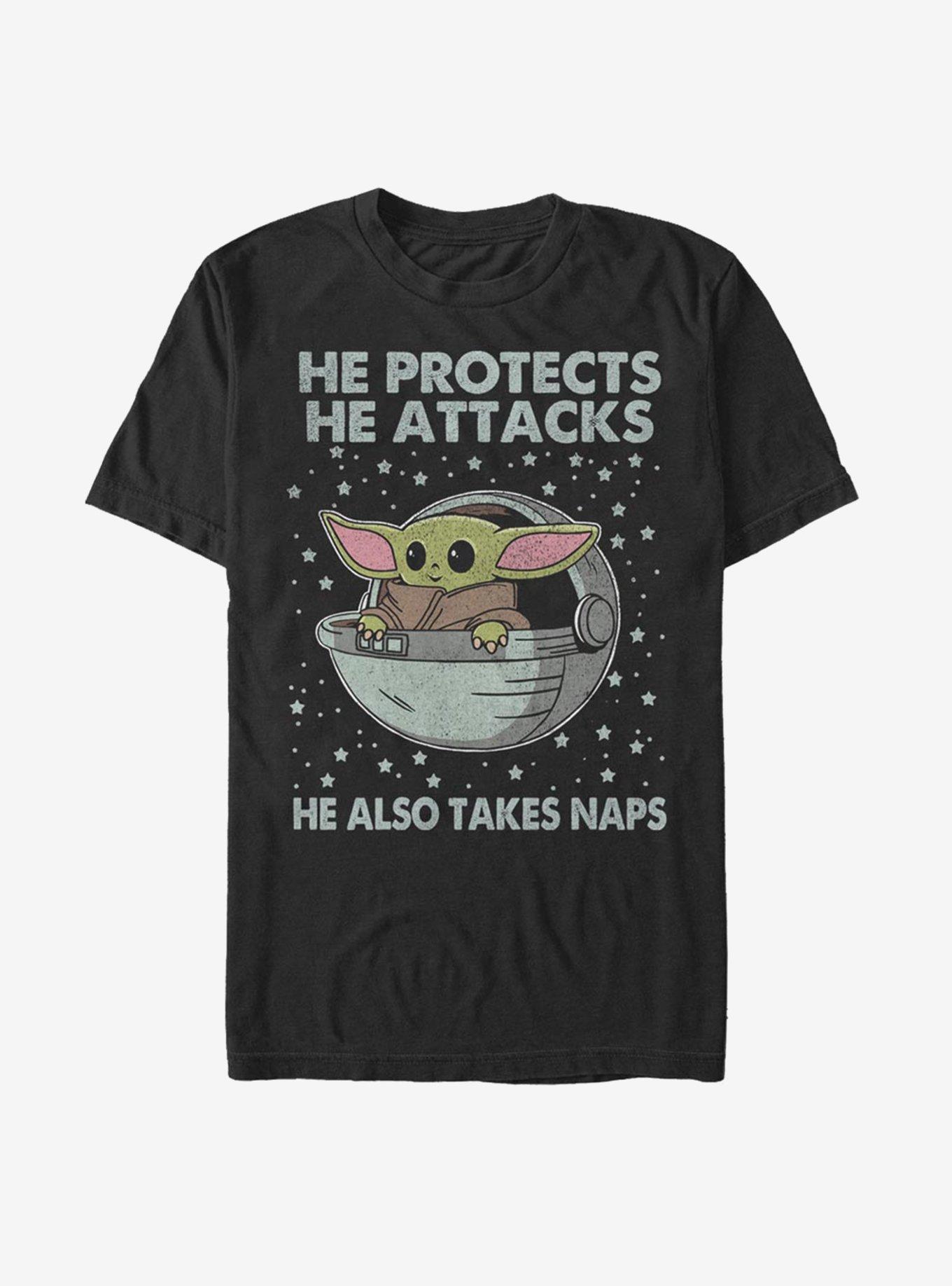 Star Wars The Mandalorian The Child Naps T-Shirt
