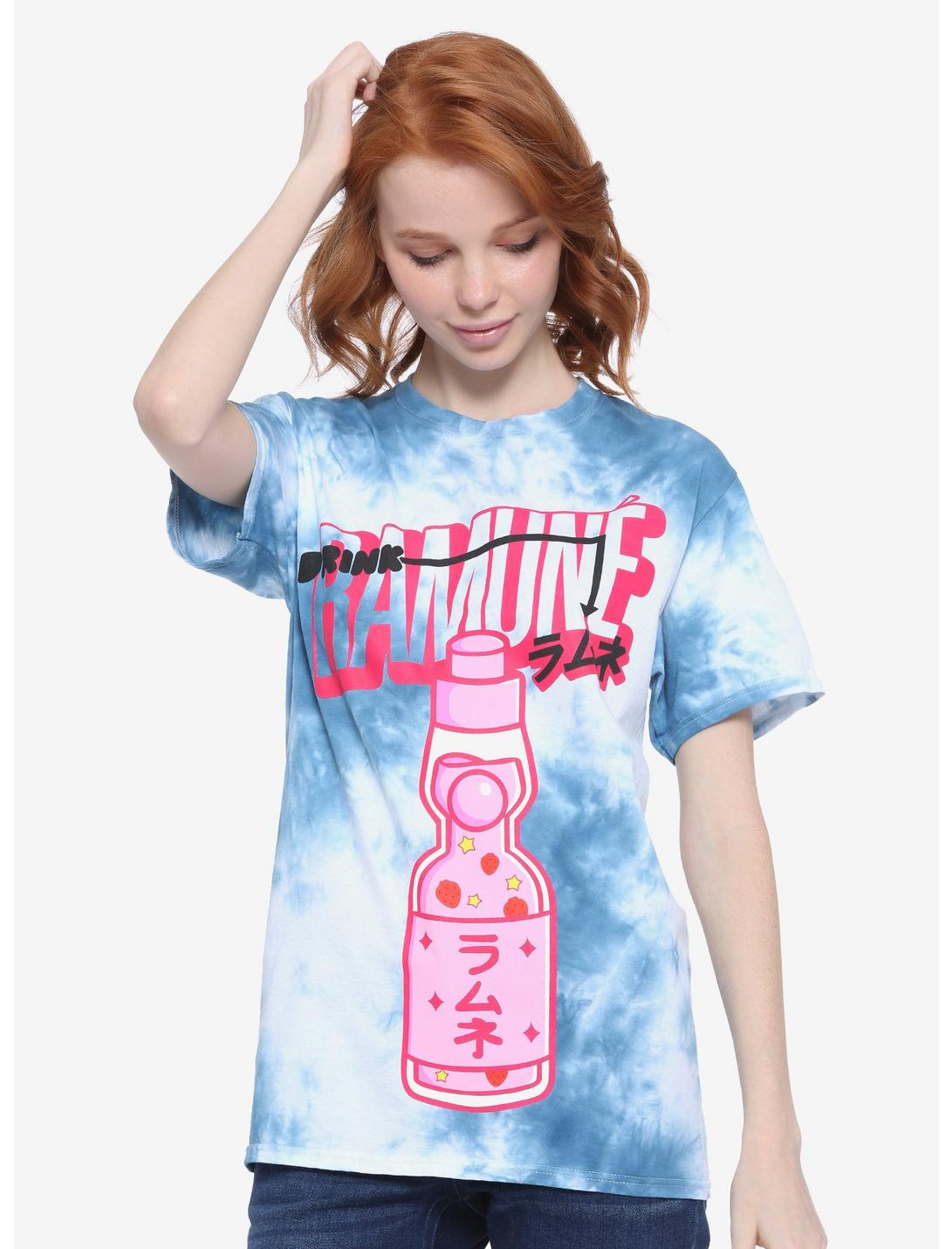 Drink Ramune Tie-Dye Girls T-Shirt, MULTI, hi-res