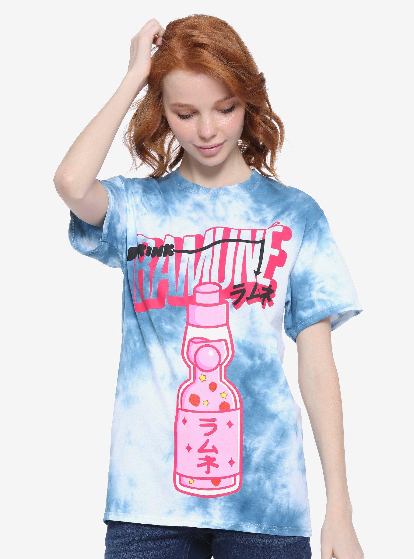 Drink Ramune Tie-Dye Girls T-Shirt, MULTI, hi-res