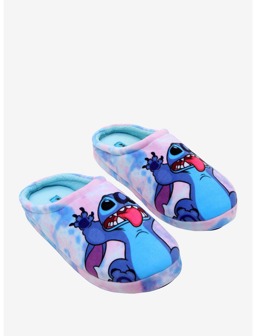 Disney Lilo & Stitch Tie-Dye Stitch Slippers, MULTI, hi-res