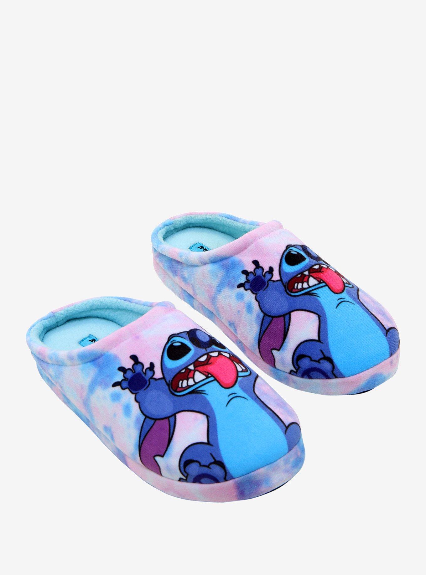Disney Lilo & Stitch Tie-Dye Stitch Slippers, MULTI, hi-res