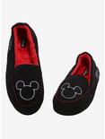 Disney Mickey Mouse Red & Black Moccasin Slippers, MULTI, hi-res