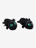 How To Train Your Dragon Toothless Plush Slippers, BLACK, hi-res