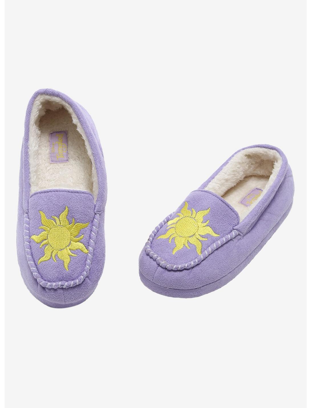 Disney Tangled Sun Emblem Moccasin Slippers, MULTI, hi-res