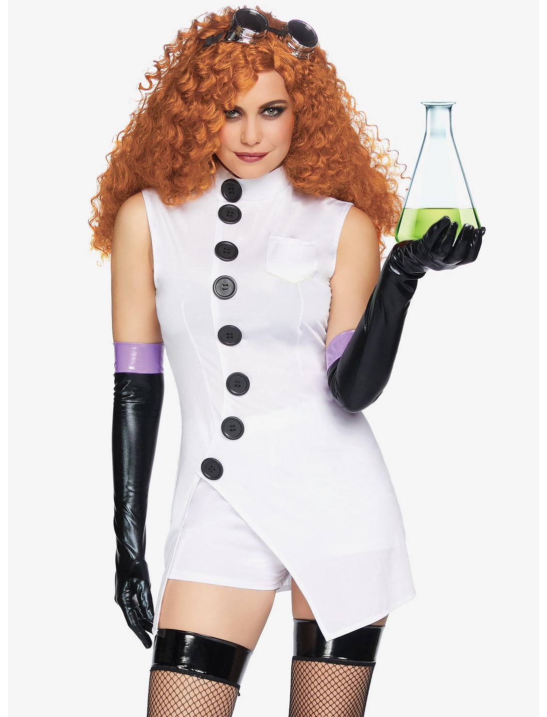 Mad Scientist Costume, WHITE, hi-res