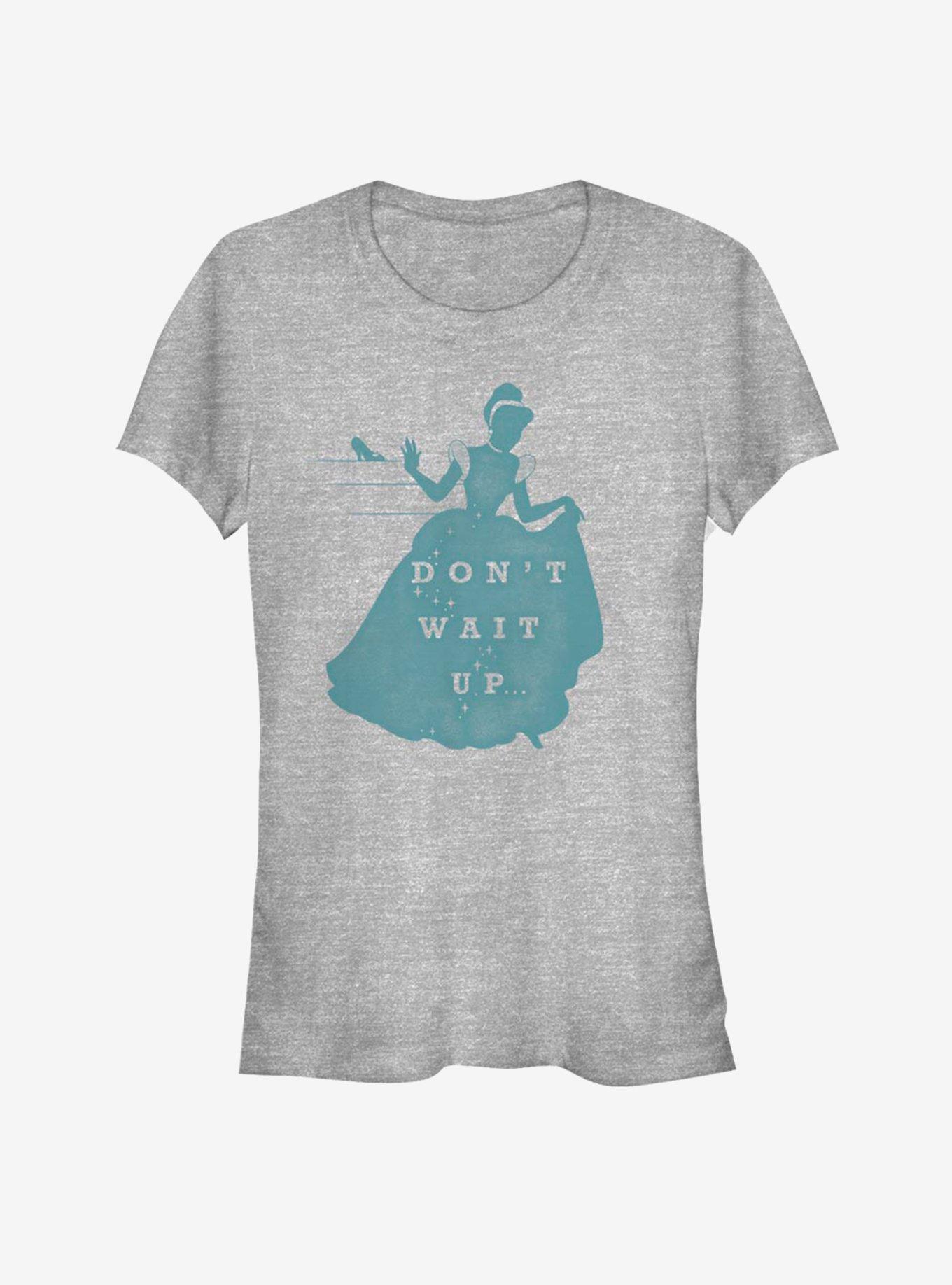 Disney Cinderella Classic Don't Wait Up Girls T-Shirt, ATH HTR, hi-res