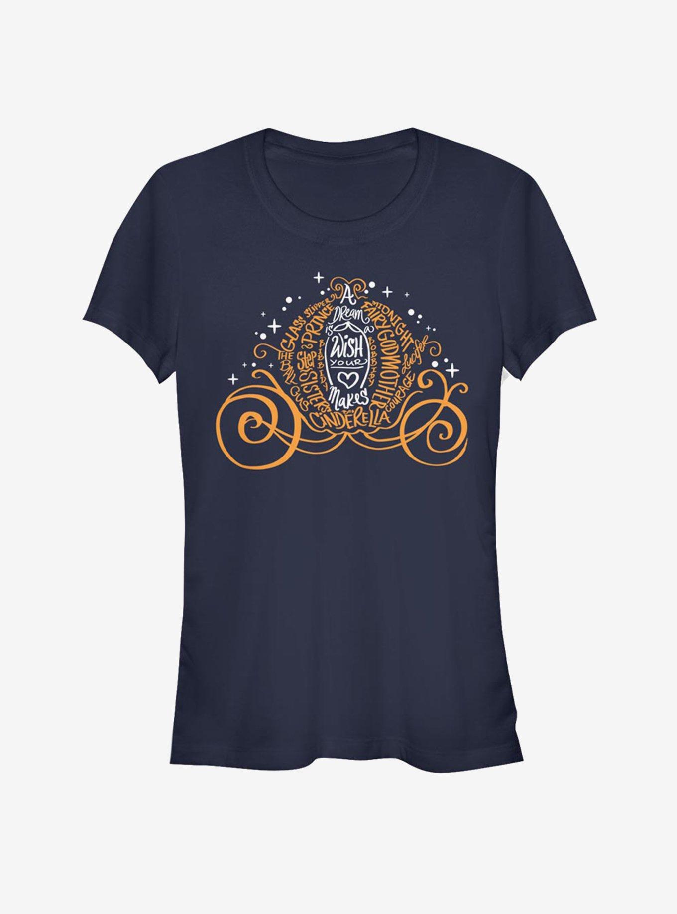 Disney Cinderella Classic Pumpkin Girls T-Shirt, NAVY, hi-res