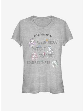Disney Cinderella Classic Moms Princess Classic Jumble Girls T-Shirt, ATH HTR, hi-res