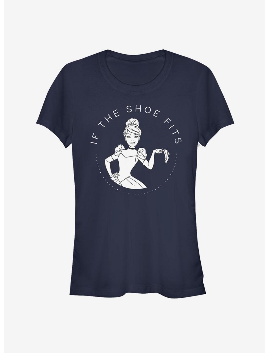 Disney Cinderella Classic Shoe Fits Girls T-Shirt, NAVY, hi-res