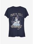 Disney Cinderella Classic Party Till Midnight Girls T-Shirt, NAVY, hi-res