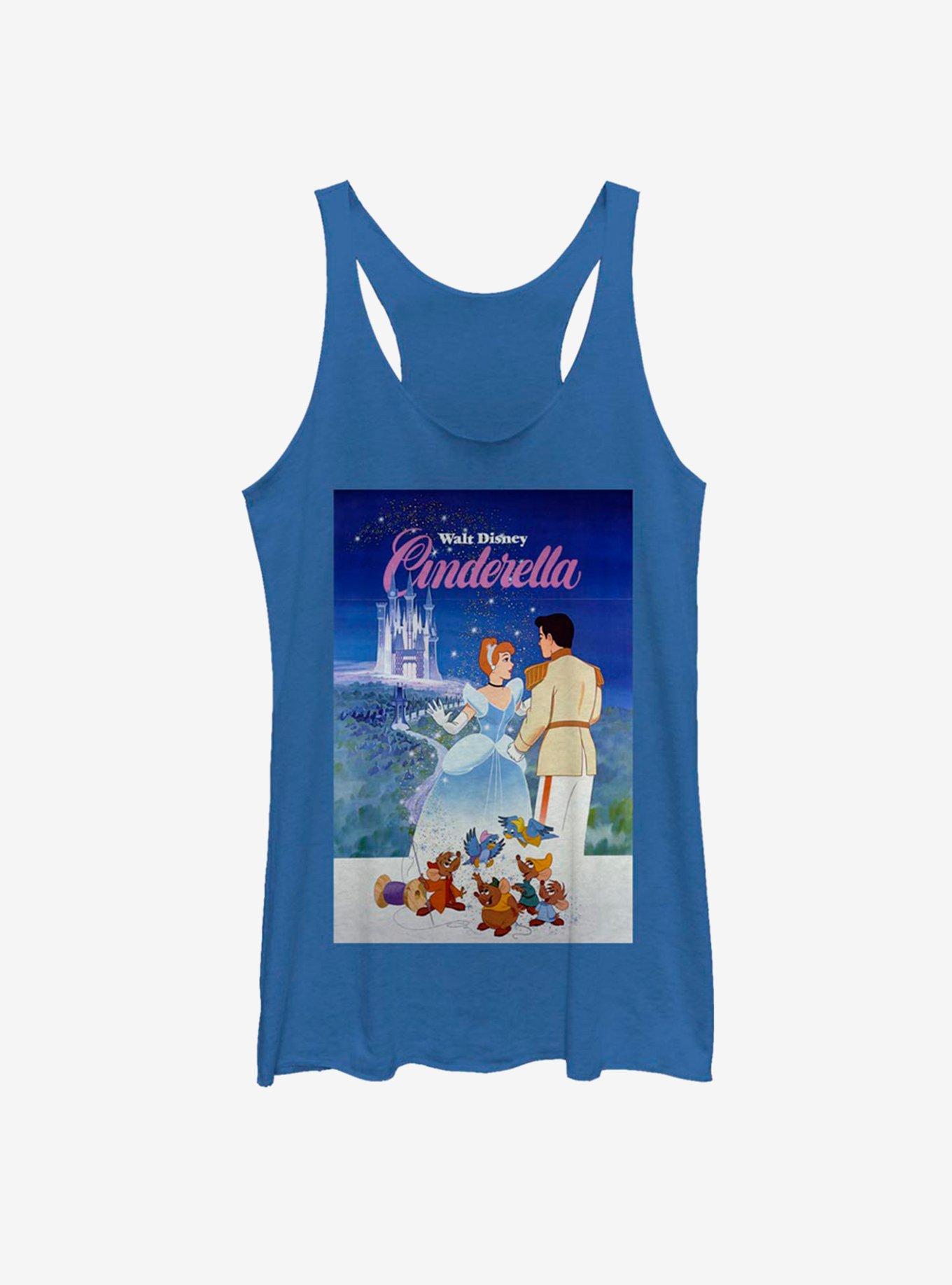 Disney Cinderella Classic Cinderella Poster Girls Tank, ROY HTR, hi-res