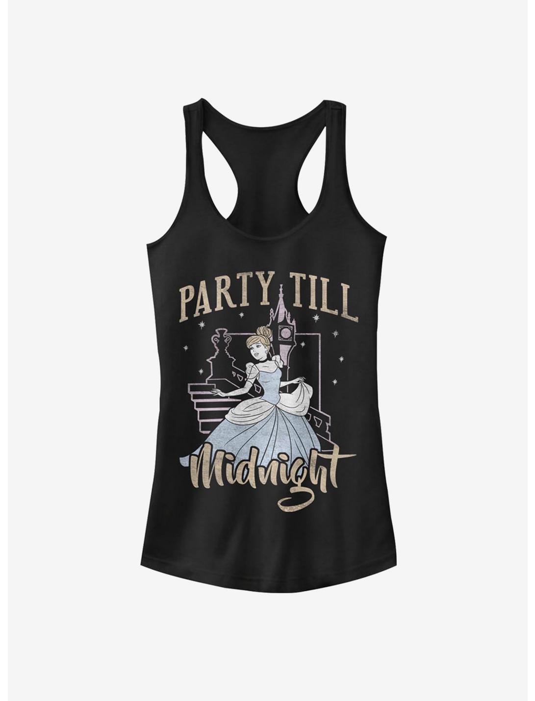 Disney Cinderella Classic Party Till Midnight Girls Tank, BLACK, hi-res