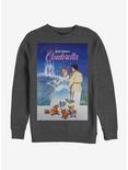 Disney Cinderella Classic Cinderella Poster Crew Sweatshirt, CHAR HTR, hi-res