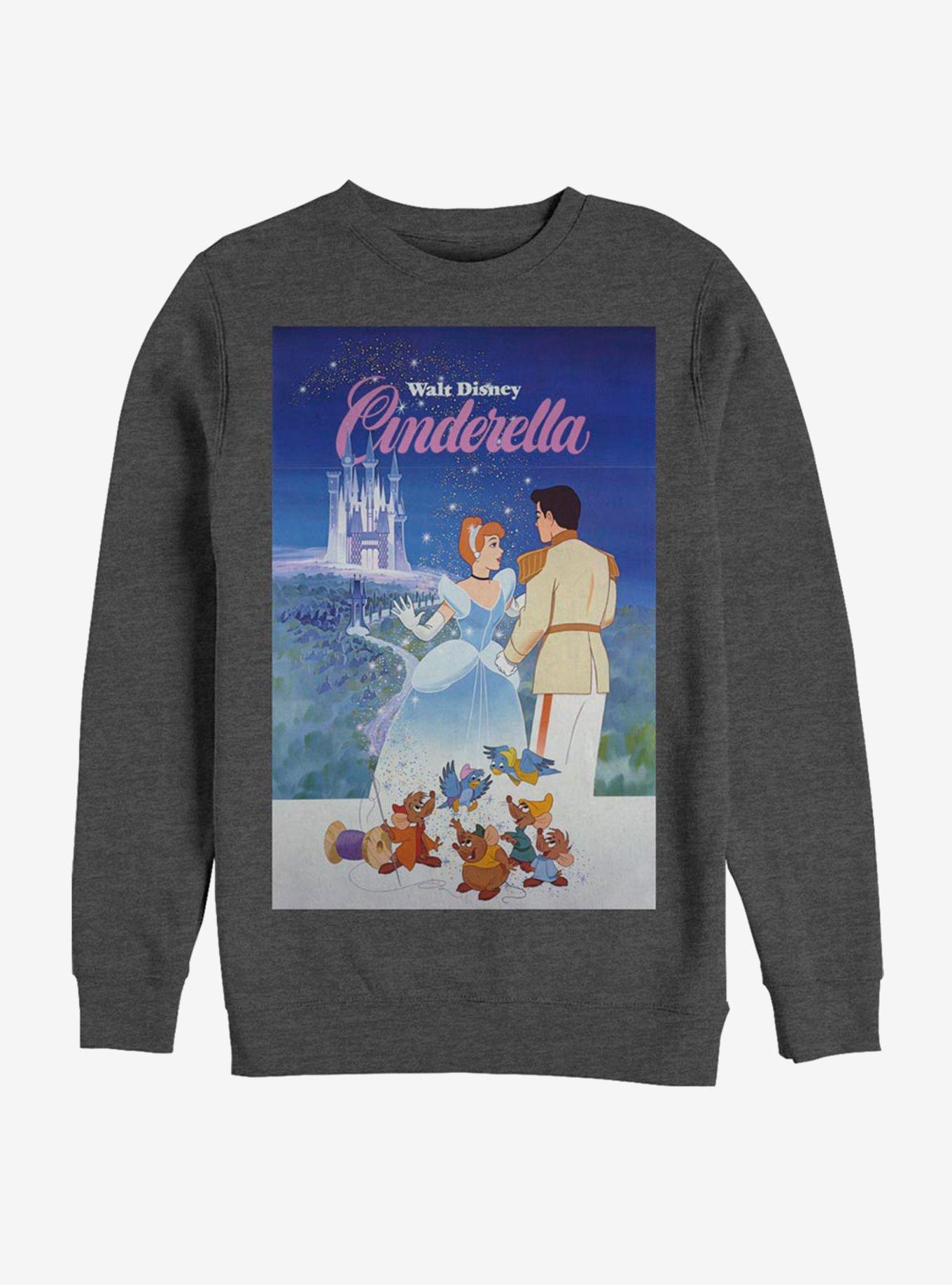 Disney Cinderella Classic Cinderella Poster Crew Sweatshirt, , hi-res
