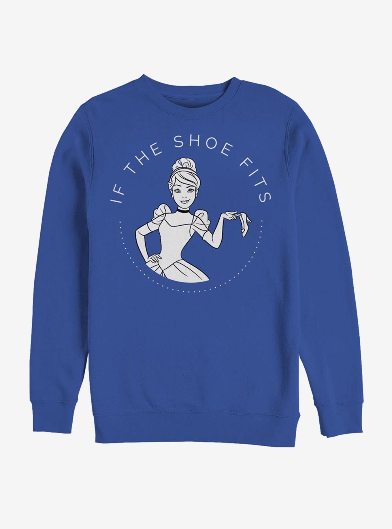 Disney Cinderella Classic Shoe Fits Crew Sweatshirt