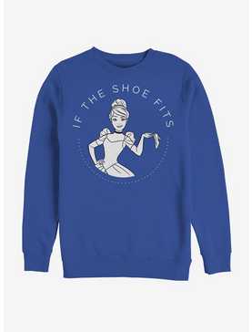 Disney Cinderella Classic Shoe Fits Crew Sweatshirt, , hi-res
