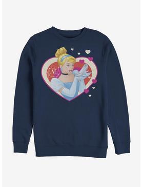 Disney Cinderella Classic Cinderella Hearts Crew Sweatshirt, , hi-res