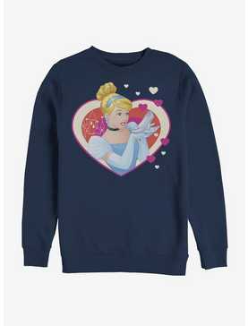 Disney Cinderella Classic Cinderella Hearts Crew Sweatshirt, , hi-res