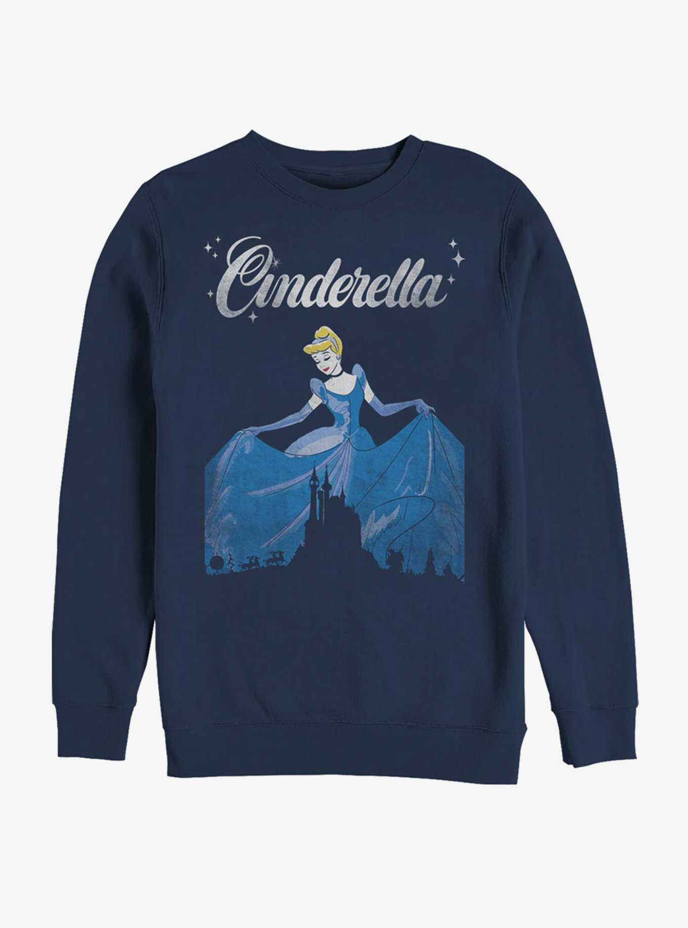 Disney Cinderella Classic Dancing Cinderella Crew Sweatshirt, , hi-res