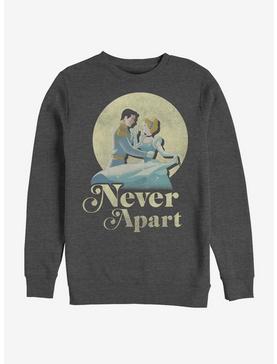 Disney Cinderella Classic Never Apart Crew Sweatshirt, CHAR HTR, hi-res