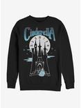 Disney Cinderella Classic Til Midnight Crew Sweatshirt, BLACK, hi-res