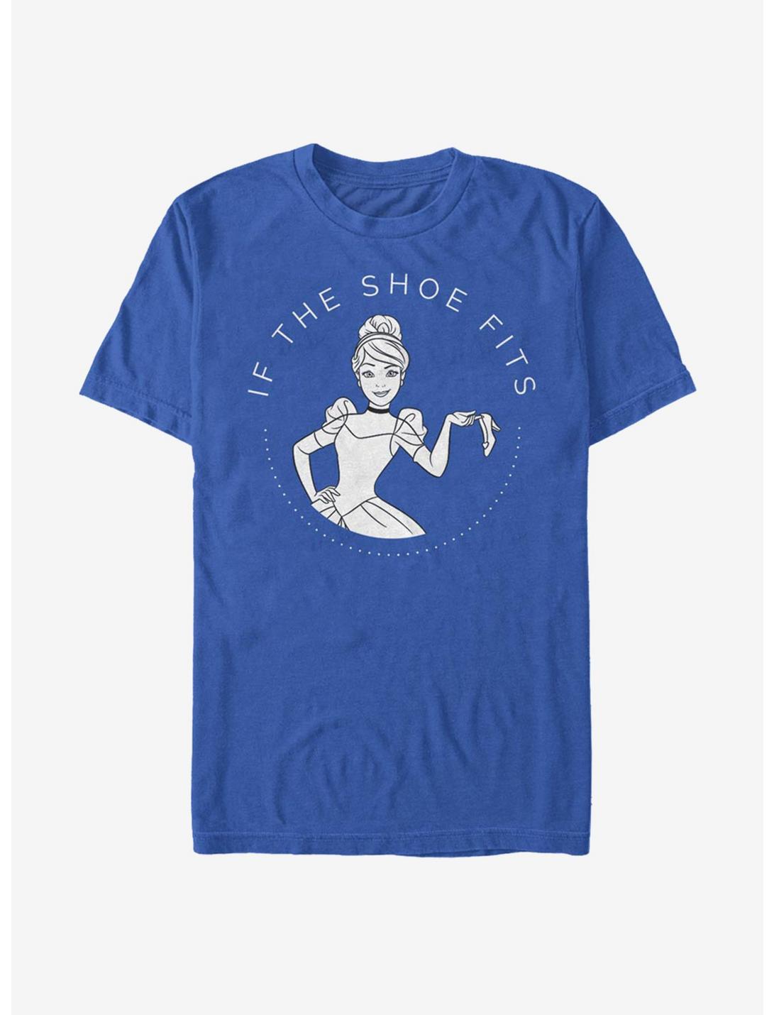 Disney Cinderella Classic Shoe Fits T-Shirt, ROYAL, hi-res