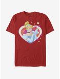 Disney Cinderella Classic Cinderella Hearts T-Shirt, RED, hi-res