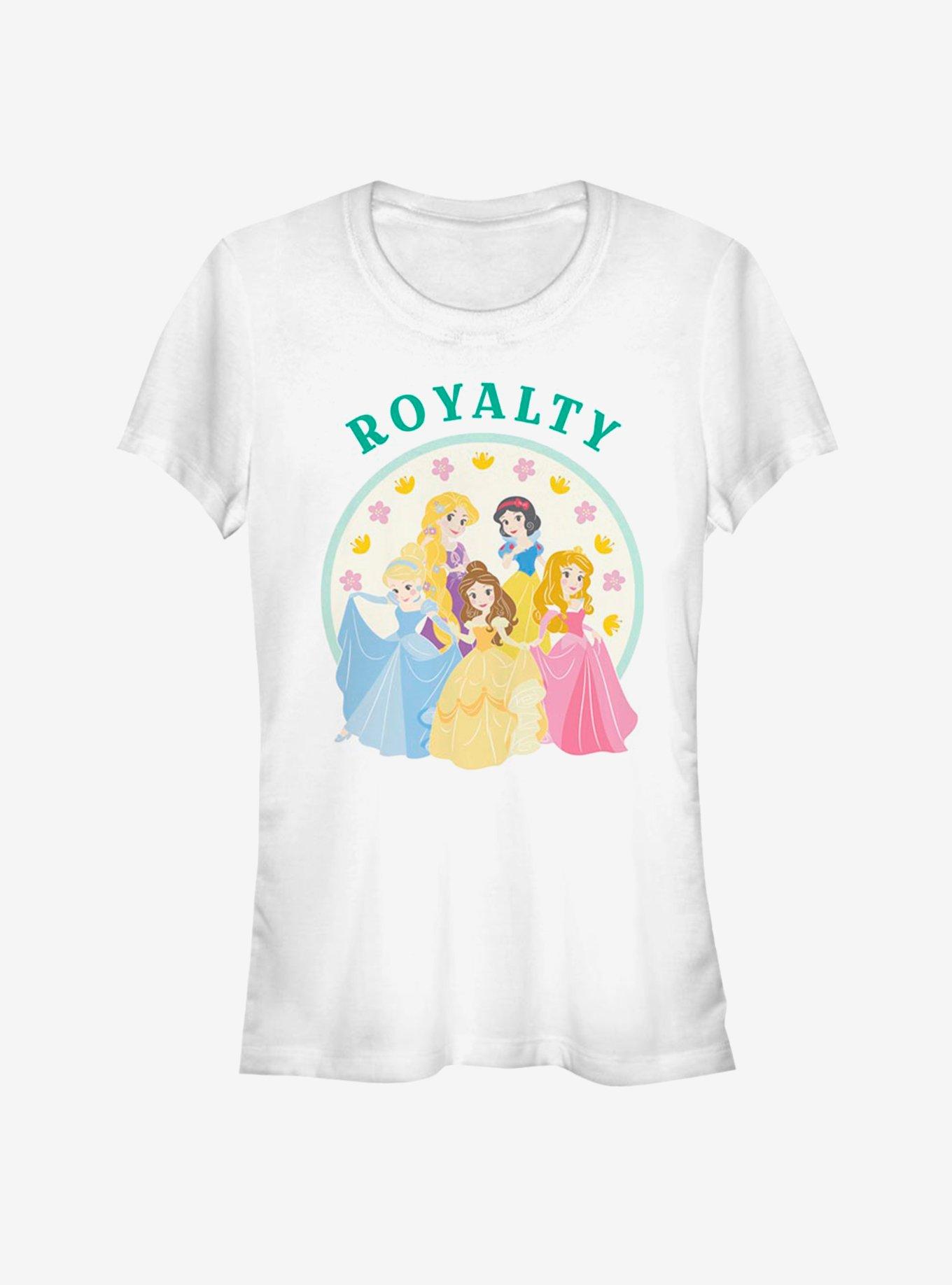 Disney Princess Classic Chibi Princess Girls T-Shirt, WHITE, hi-res