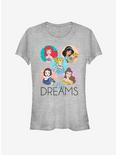 Disney Princess Classic Dream Circles Girls T-Shirt, ATH HTR, hi-res