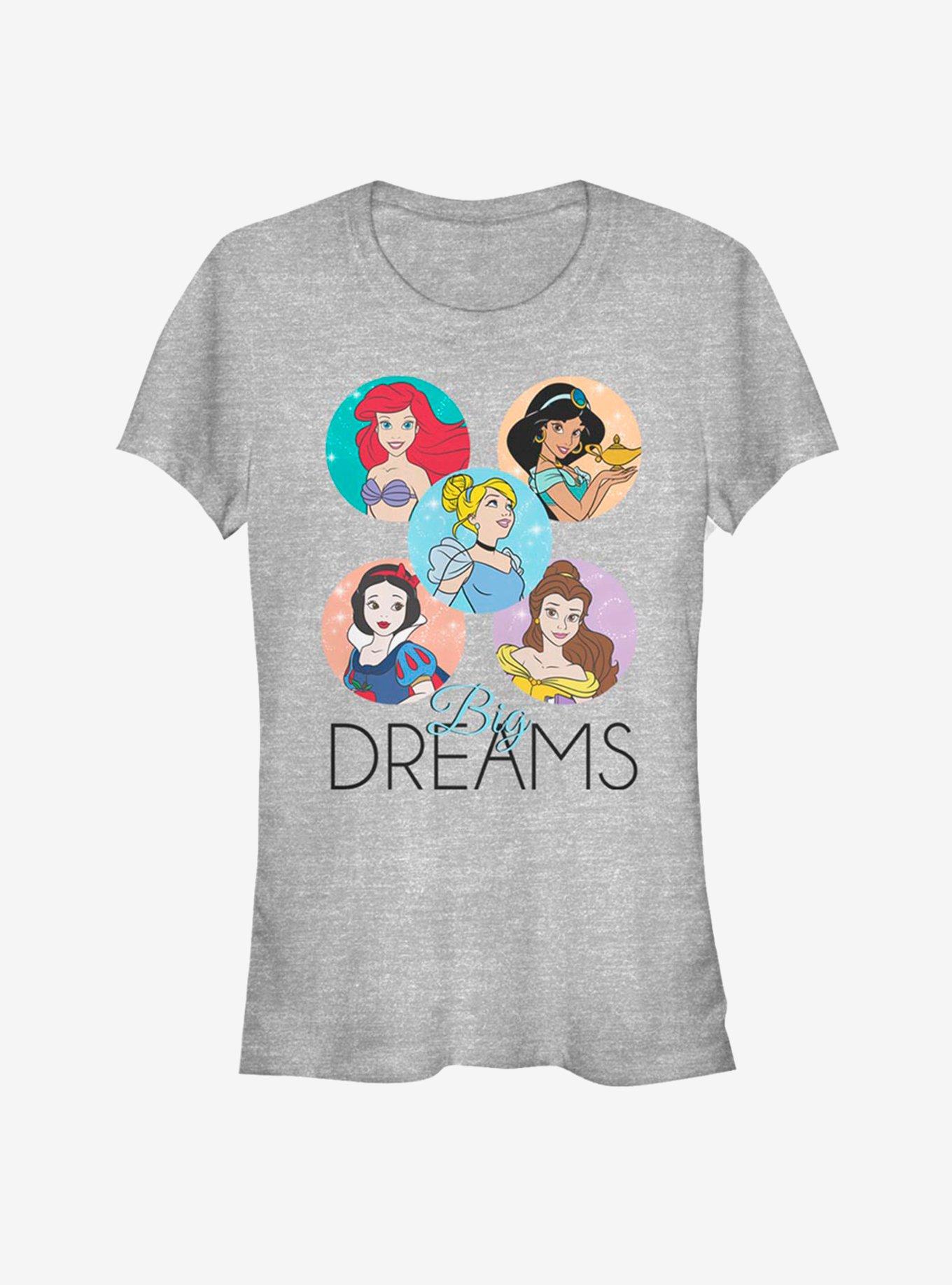 Disney Princess Classic Dream Circles Girls T-Shirt, ATH HTR, hi-res