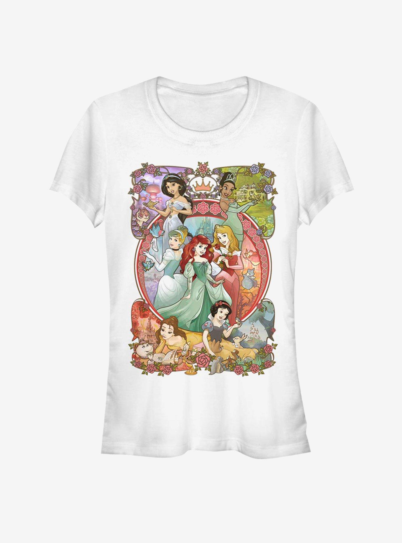 Disney Princess Classic Princess Power Girls T-Shirt, WHITE, hi-res