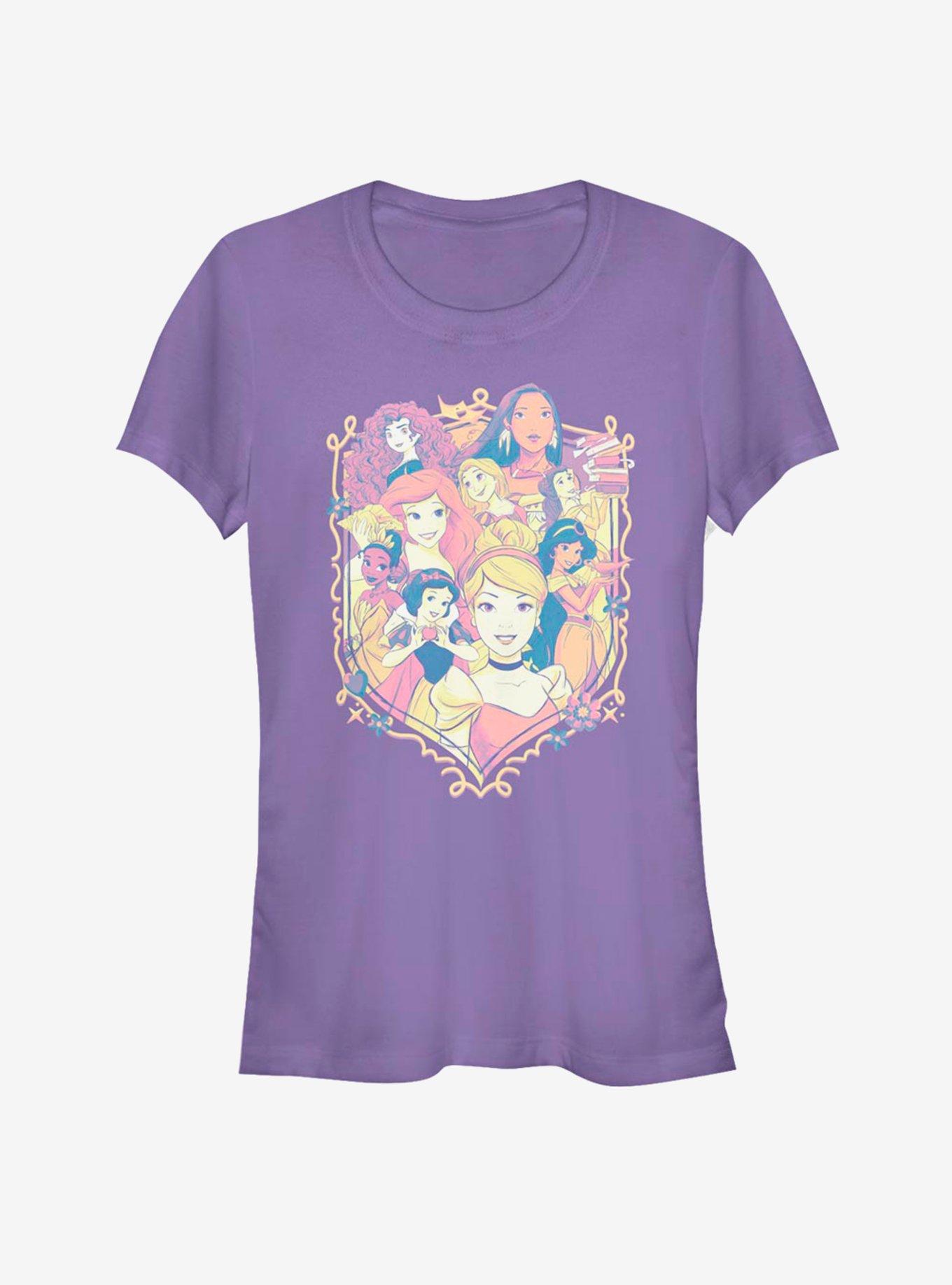 Disney Princess Classic Princess Shield Girls T-Shirt
