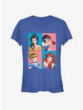 Disney Princess Classic Princess Girls T-Shirt, ROYAL, hi-res