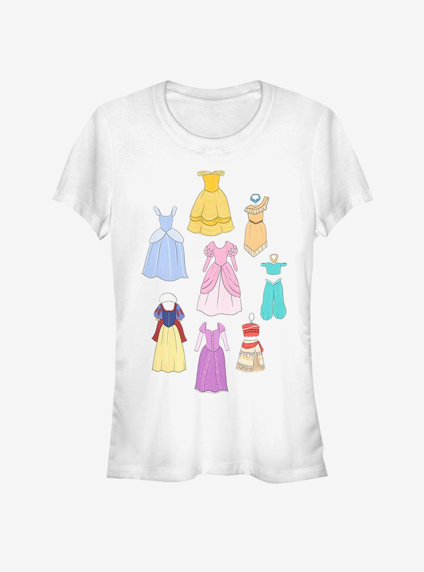 Disney Princess Classic Sketchbook Dresses Girls T-Shirt, , hi-res