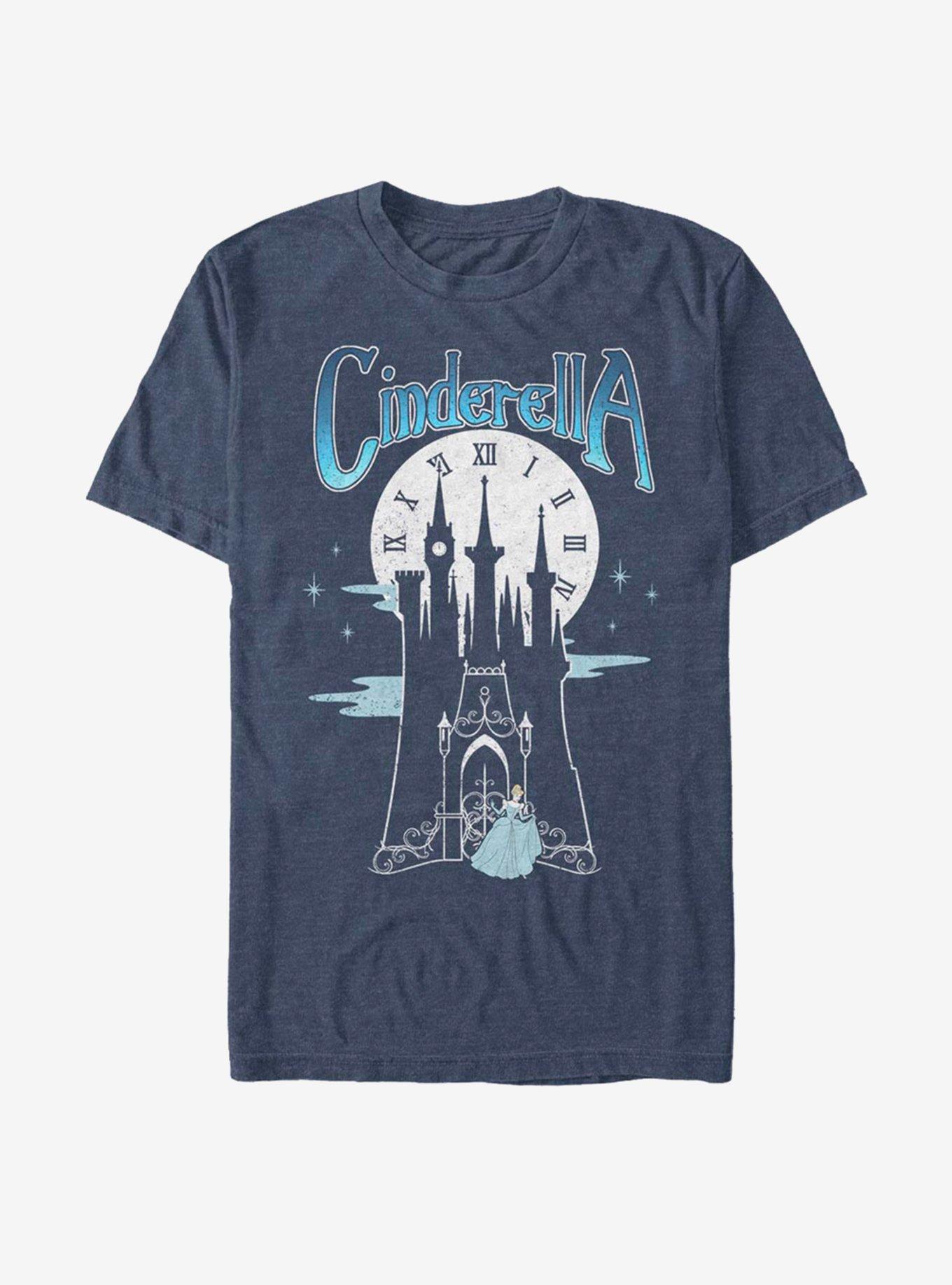 Disney Cinderella Classic Til Midnight T-Shirt, NAVY HTR, hi-res