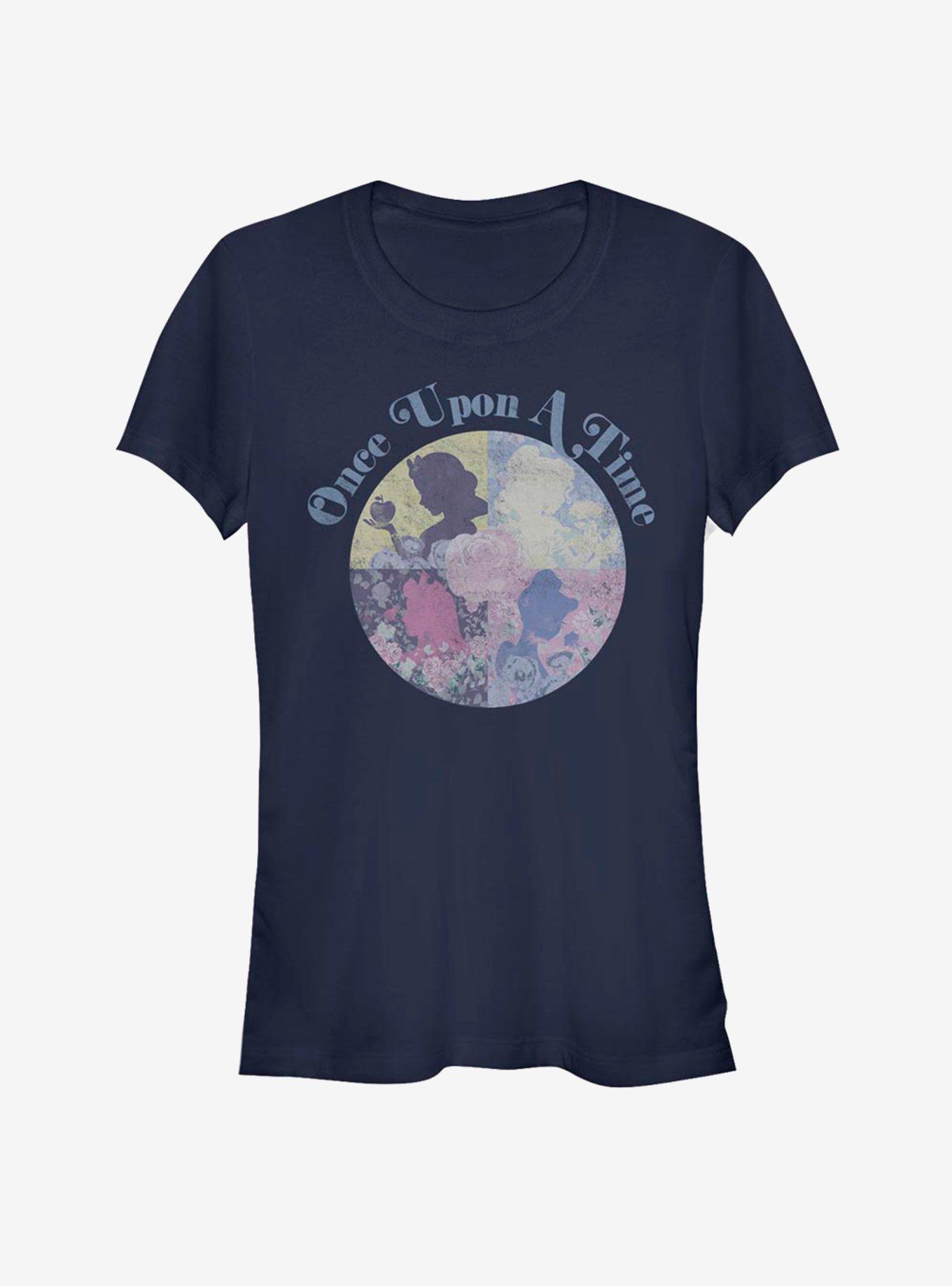 Disney Princess Classic Once Upon A Time Girls T-Shirt, NAVY, hi-res