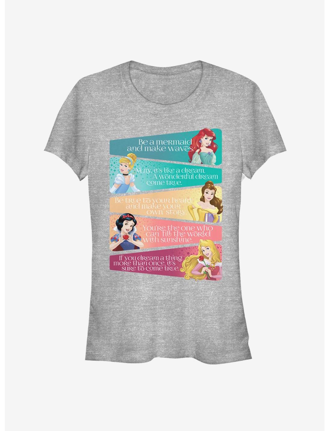 Disney Princess Classic Princess Adjectives Girls T-Shirt, ATH HTR, hi-res