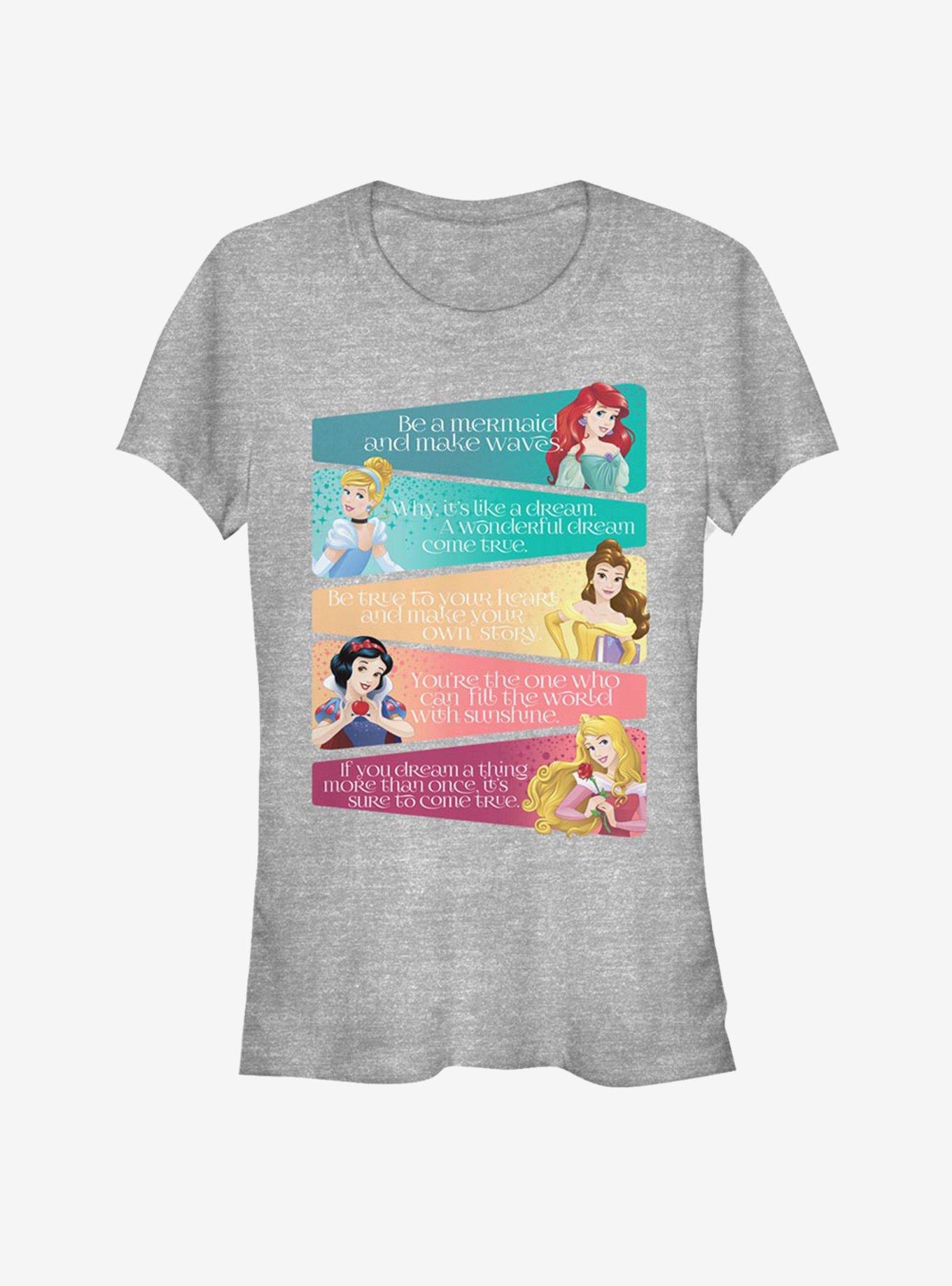 Disney Princess Classic Princess Adjectives Girls T-Shirt, ATH HTR, hi-res