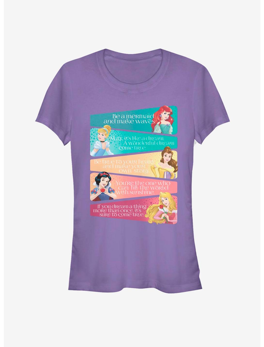 Disney Princess Classic Princess Adjectives Girls T-Shirt, PURPLE, hi-res