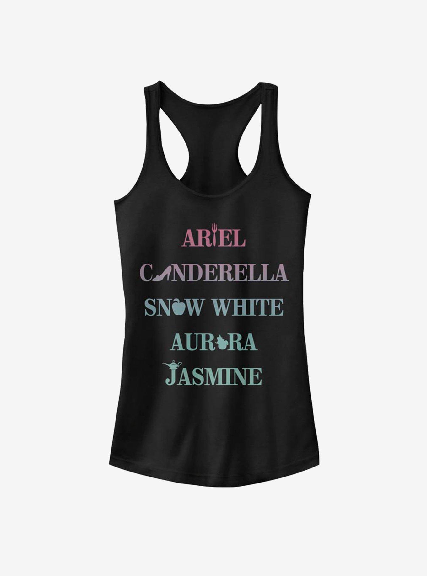 Disney Princess Classic Princess Icons Girls Tank, BLACK, hi-res