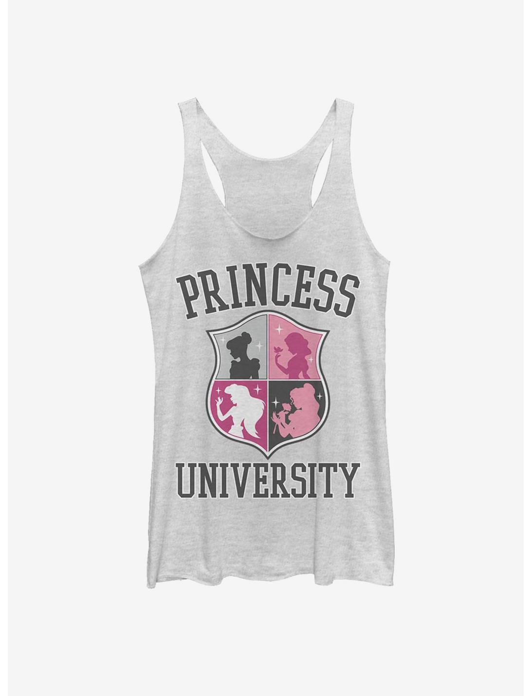 Disney Princess Classic Princess University Girls Tank, WHITE HTR, hi-res