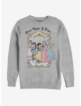 Plus Size Disney Princess Classic Vintage Princess Group Crew Sweatshirt, , hi-res