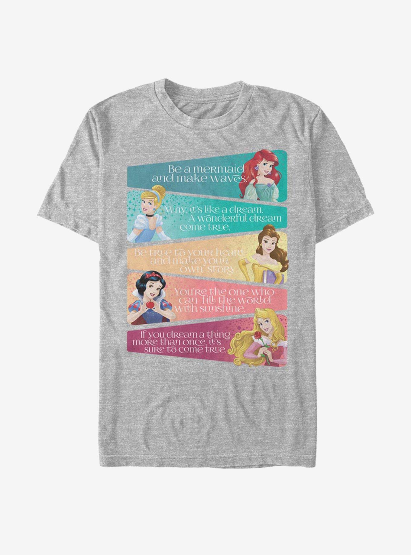 Disney Princess Classic Princess Adjectives T-Shirt, ATH HTR, hi-res