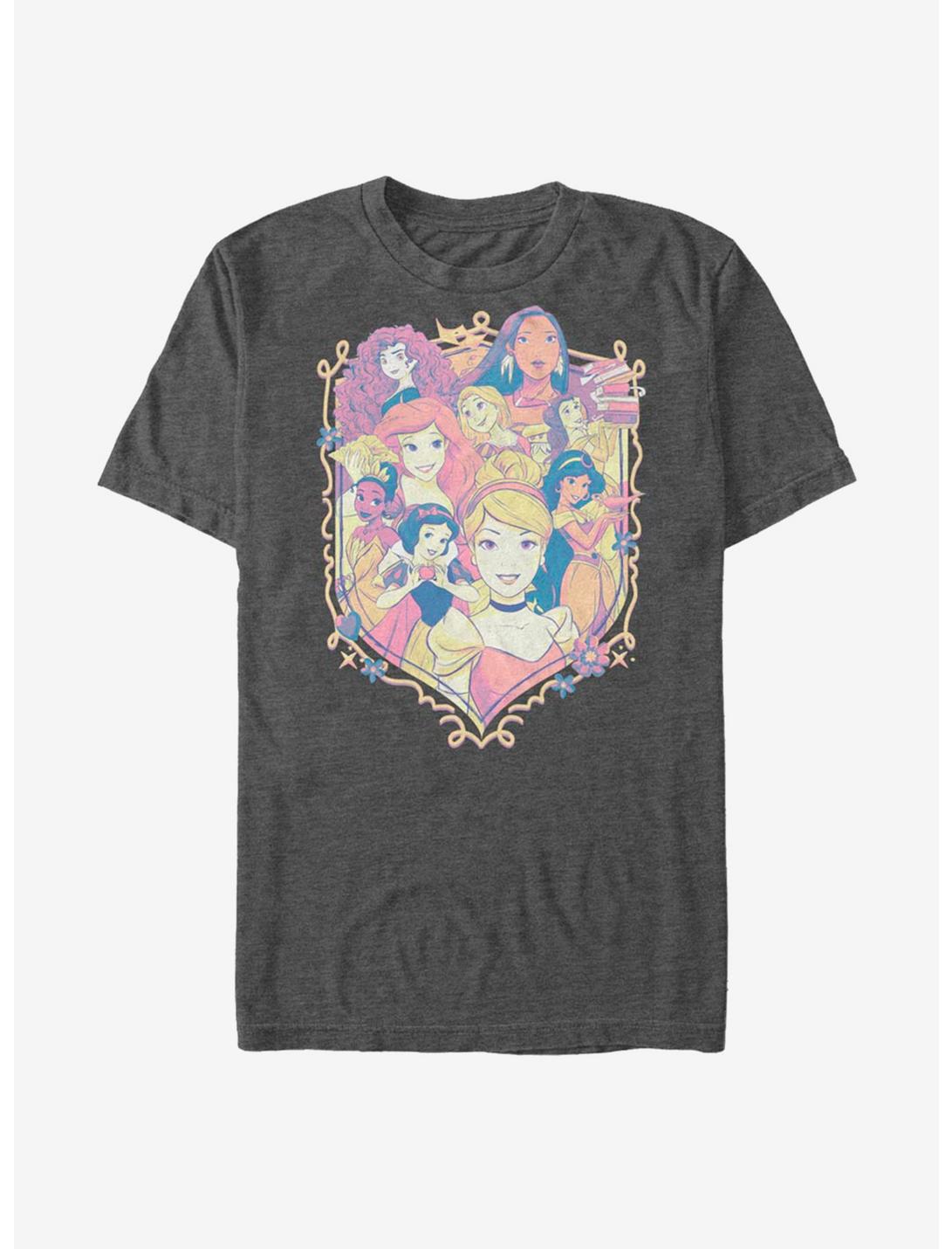 Disney Princess Classic Princess Shield T-Shirt, CHAR HTR, hi-res