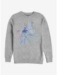 Disney Cinderella Watercolor Sweatshirt, ATH HTR, hi-res
