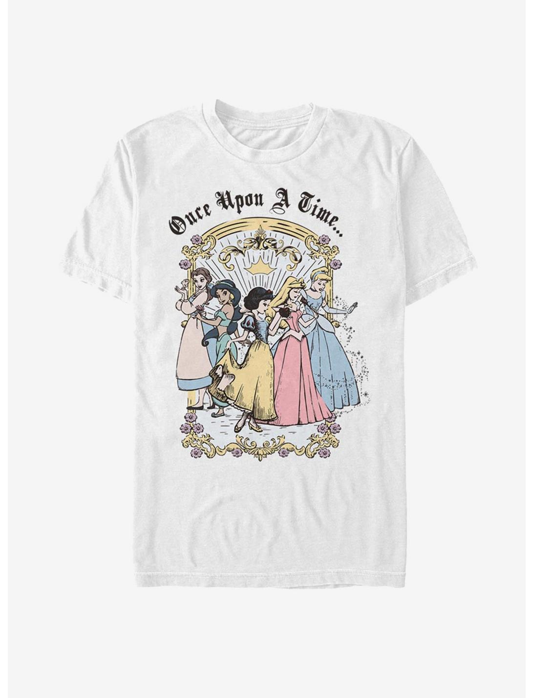 Disney Princess Classic Vintage Princess Group T-Shirt, WHITE, hi-res