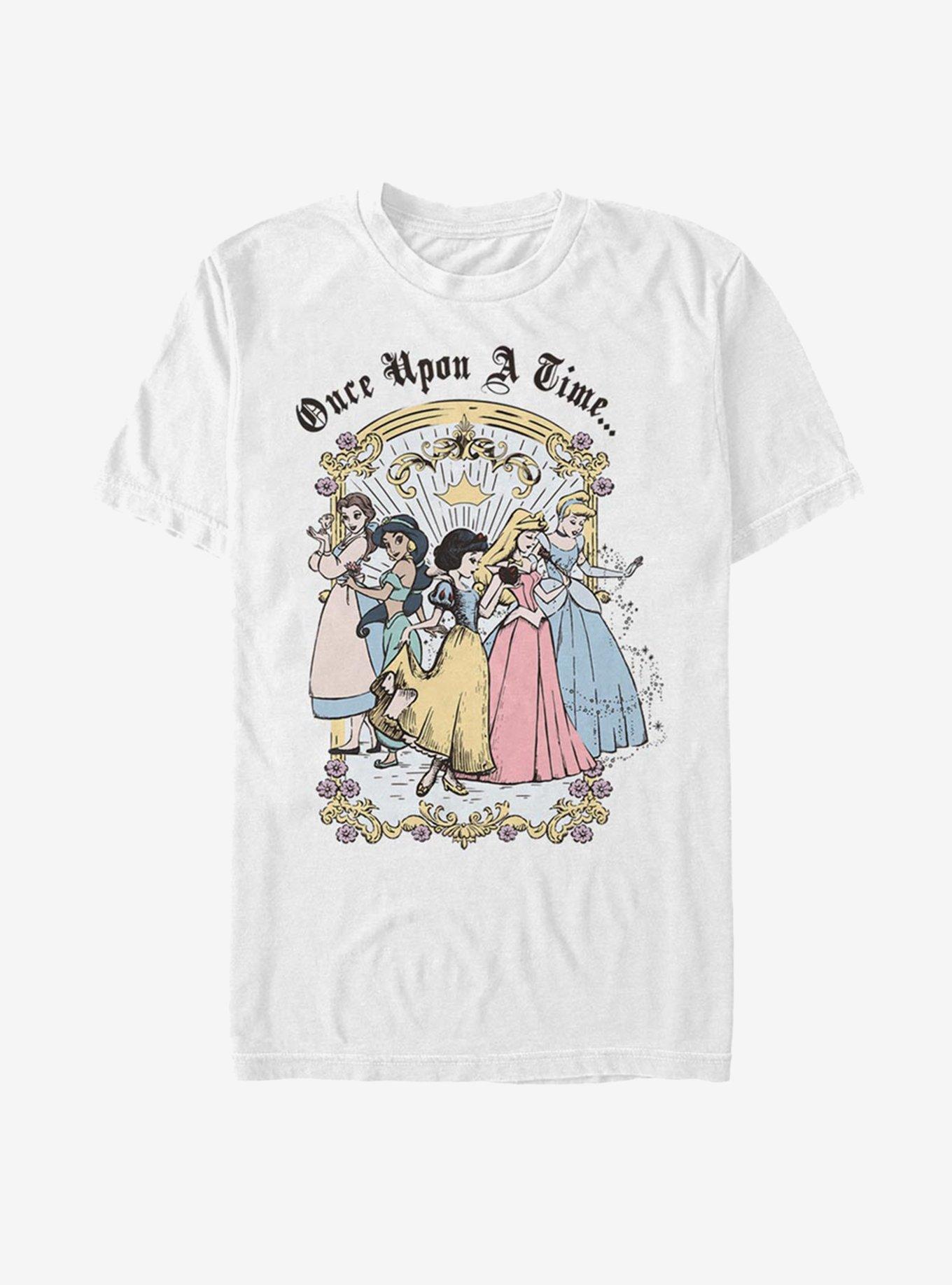 Disney Princess Classic Vintage Princess Group T-Shirt, WHITE, hi-res