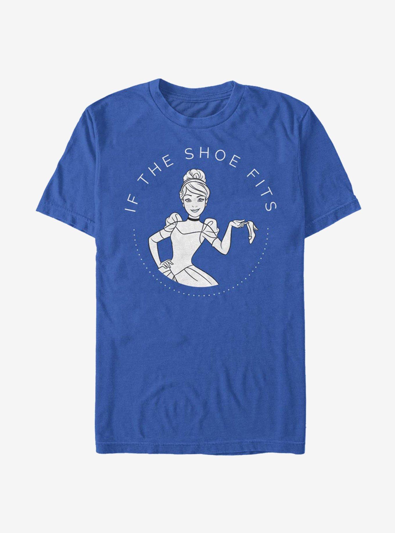 Disney Cinderella If The Shoe Fits T-Shirt, ROYAL, hi-res
