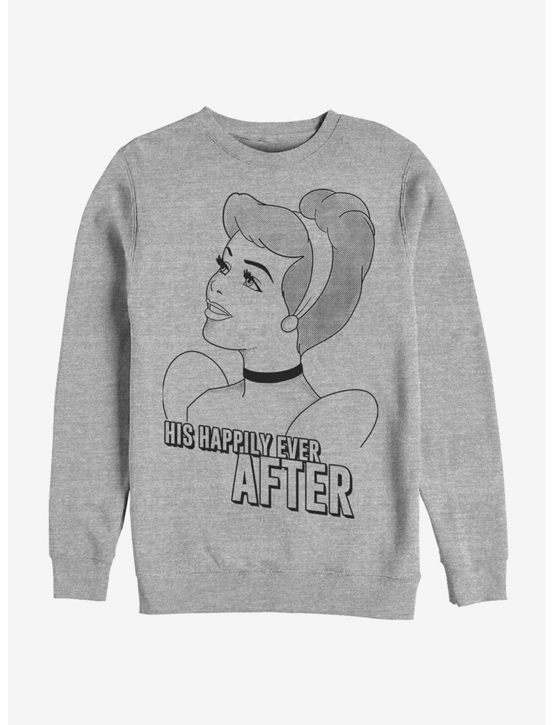 Disney Cinderella His Happily Ever After Sweatshirt, ATH HTR, hi-res