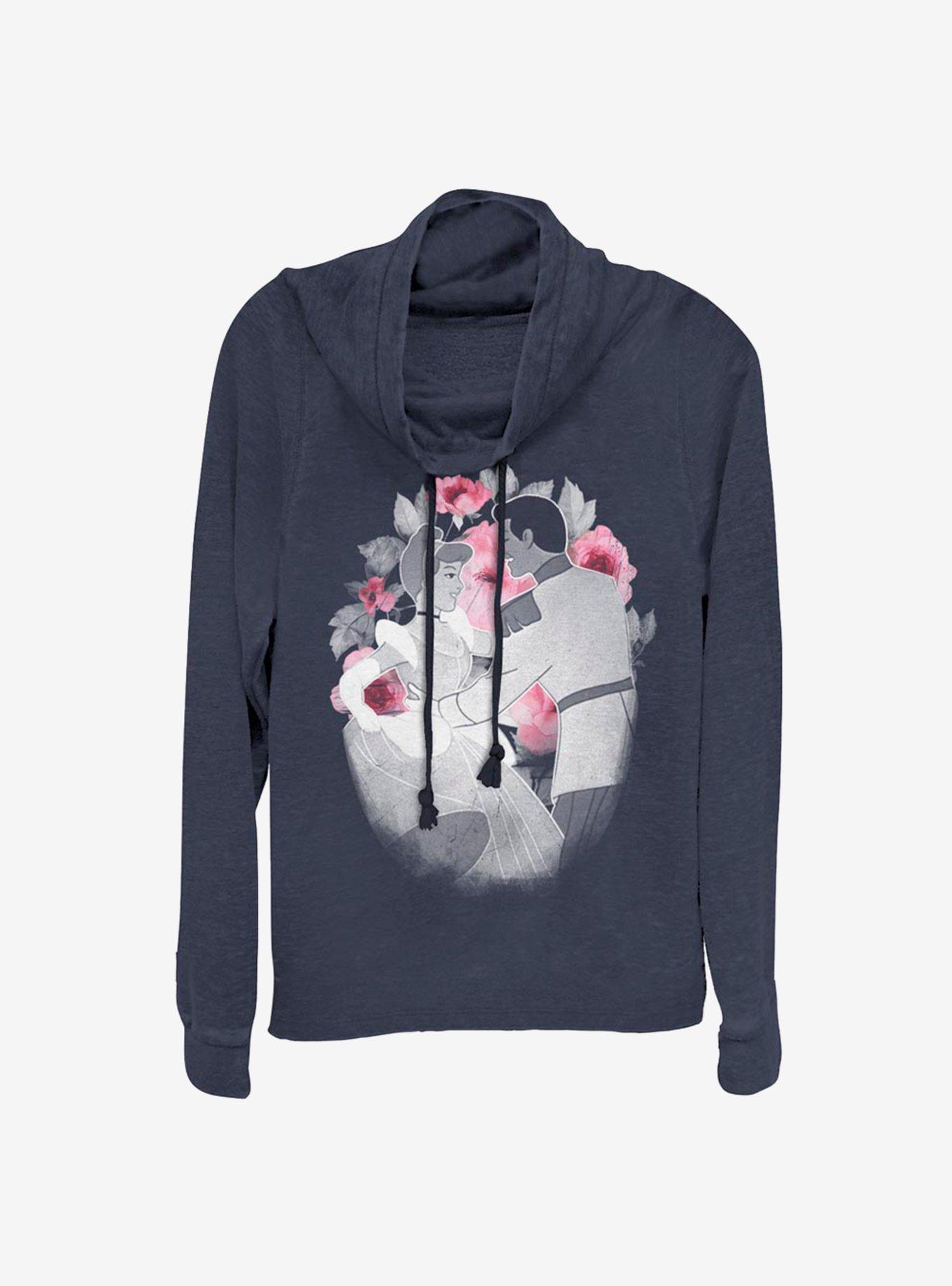 Disney Cinderella Dancing On A Cloud Cowl Neck Long-Sleeve Womens Top, , hi-res